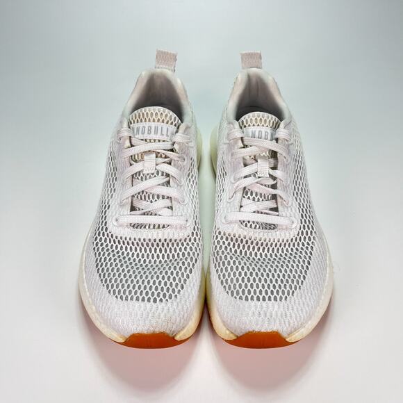 NOBULL Drive Mesh Training Shoes White Lace Up Low Top Sneakers Men\'s Size 8